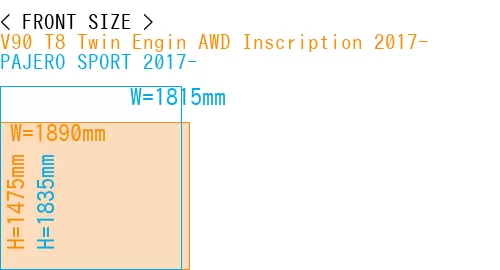 #V90 T8 Twin Engin AWD Inscription 2017- + PAJERO SPORT 2017-